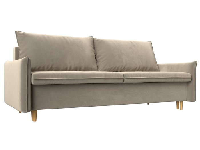 Прямой диван-кровать Хьюстон бежевого цвета