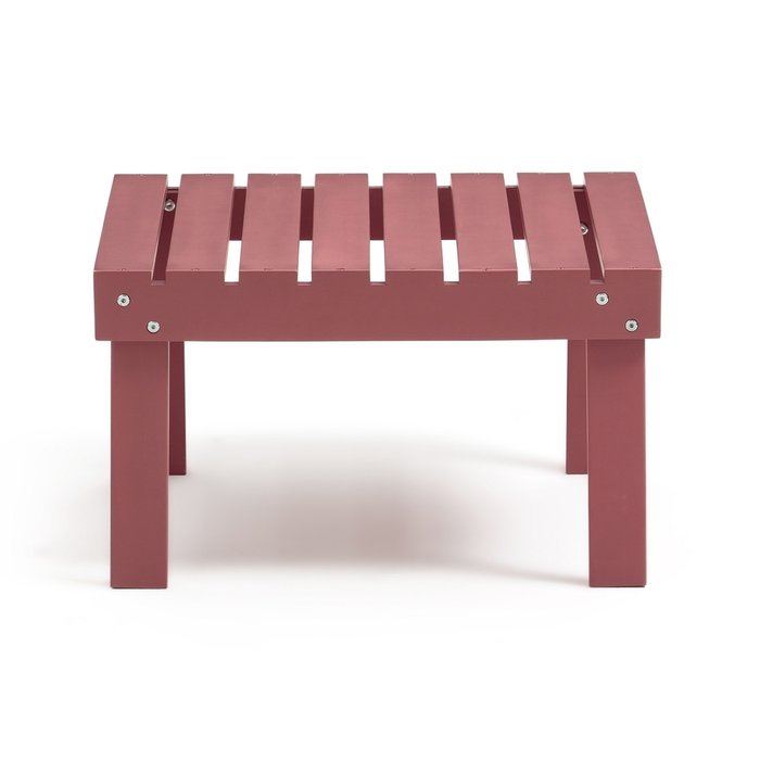 Подставка для ног или низкий столик Zeda из акации розового цвета - купить Садовые столы по цене 6627.0