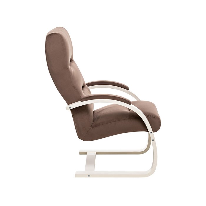 Кресло Монэ коричнево-бежевого цвета  - лучшие Интерьерные кресла в INMYROOM