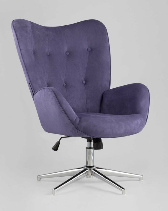 Кресло Филадельфия синего цвета - купить Интерьерные кресла по цене 25656.0