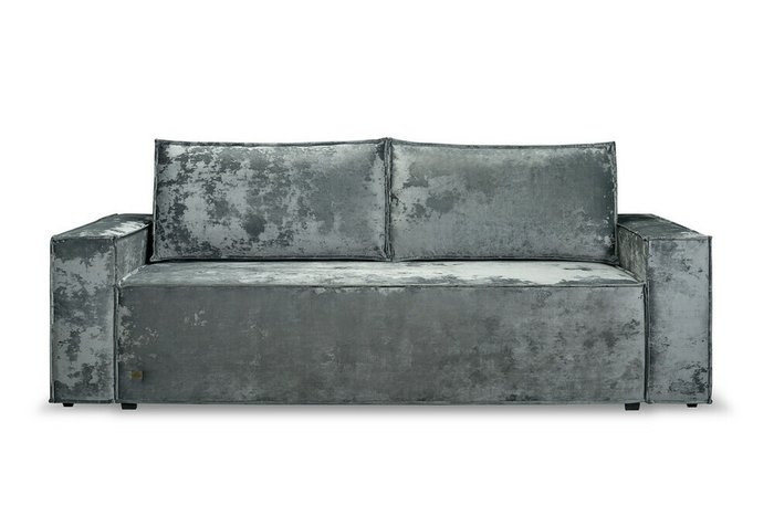 Прямой диван-кровать Лофт Lux Holi gray серого цвета Прямой диван-кровать Лофт Lux Holi gray серого цвета