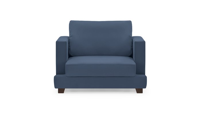 Кресло Плимут синего цвета - купить Интерьерные кресла по цене 24800.0