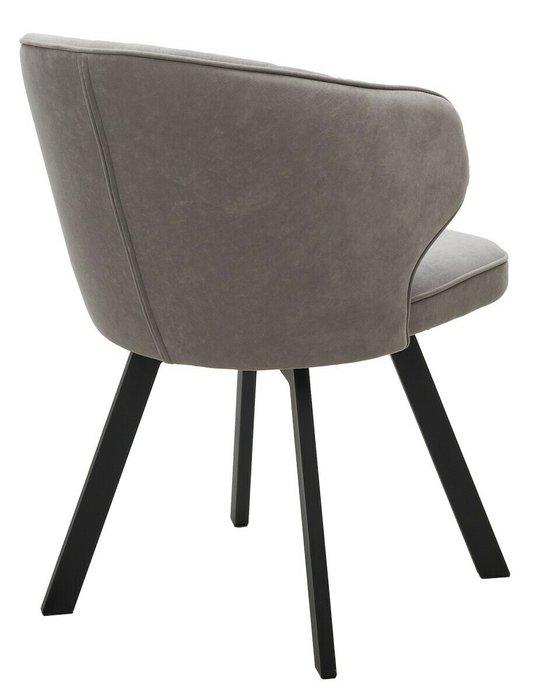 Стул поворотный Skat серого цвета - лучшие Обеденные стулья в INMYROOM