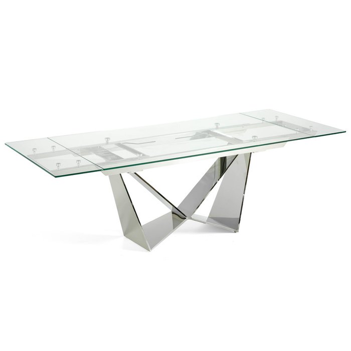 Обеденный стол со стеклянной столешницей - купить Обеденные столы по цене 317990.0