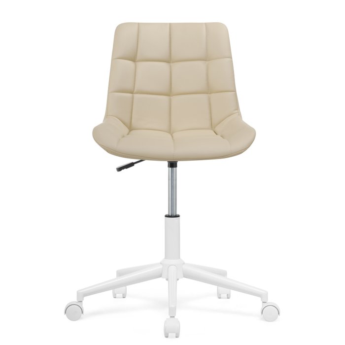 Офисный стул Честер бежево-белого цвета - лучшие Офисные кресла в INMYROOM