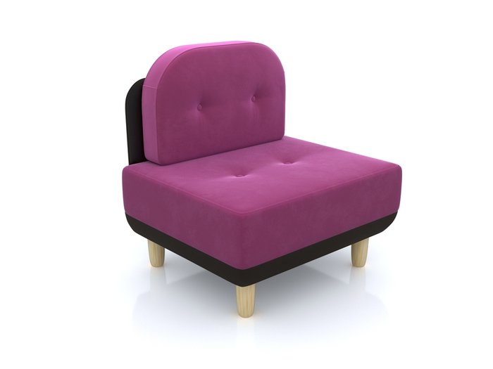 Кресло Торли пурпурного цвета