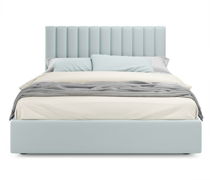 Кровать Olivia 160х200 с ортопедическим основанием мятного цвета - лучшие Кровати для спальни в INMYROOM