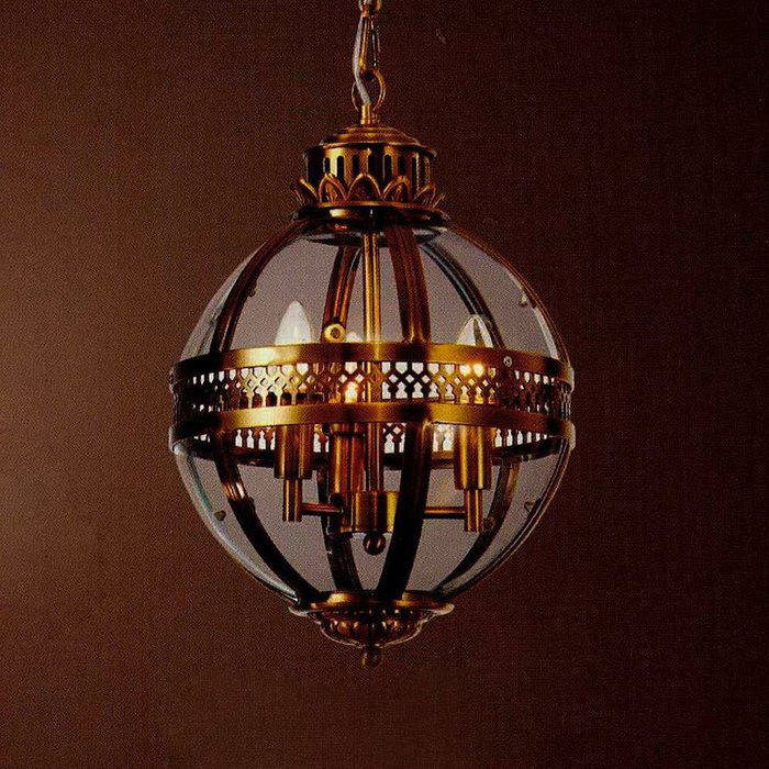Подвесной светильник DeLight Collection из металла и прозрачного стекла - купить Подвесные люстры по цене 38420.0