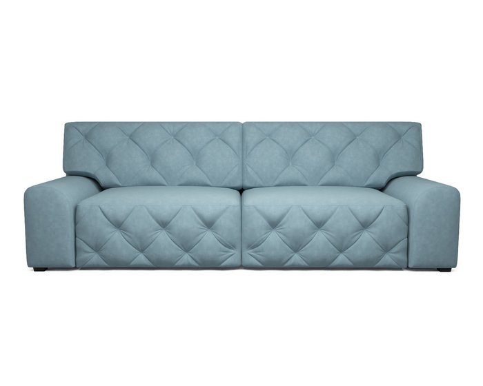 Прямой диван-кровать Милан голубого цвета - лучшие Прямые диваны в INMYROOM
