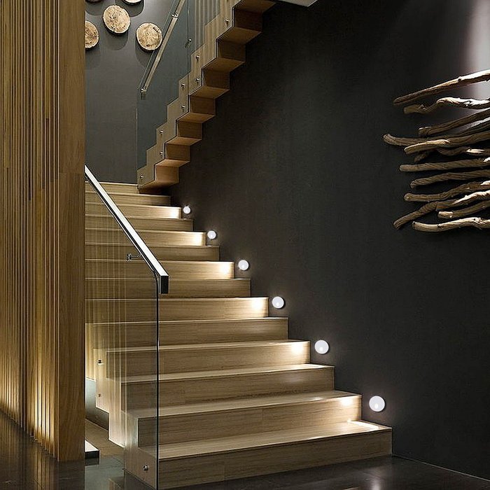 Подсветка для лестниц и ступеней 86607-9.0-001TL LED3W WT (металл, цвет белый) - лучшие Подсветка для лестниц в INMYROOM