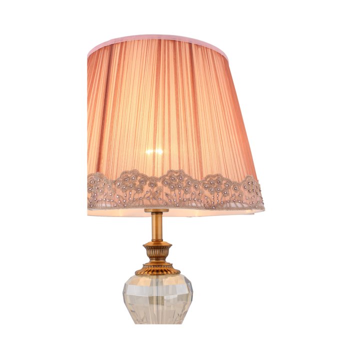 Настольная лампа Assenza с розовым абажуром - купить Настольные лампы по цене 13190.0