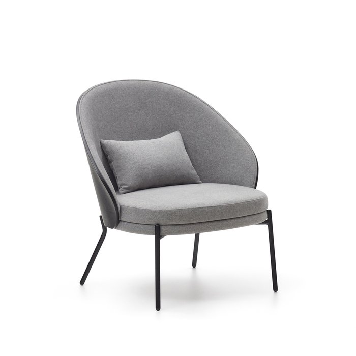 Кресло Eamy светло-серого цвета - купить Интерьерные кресла по цене 112990.0