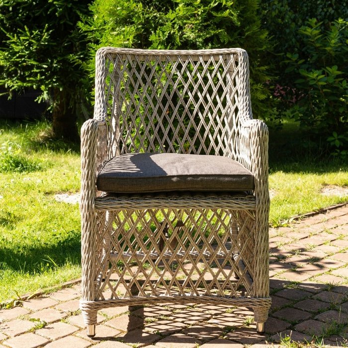 Садовое кресло Montreux бежевого цвета - лучшие Садовые кресла в INMYROOM