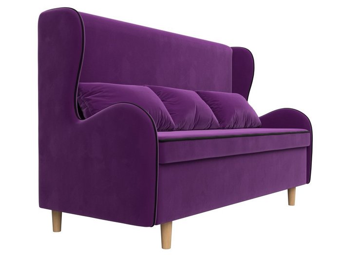 Диван Сэймон фиолетового цвета - лучшие Прямые диваны в INMYROOM