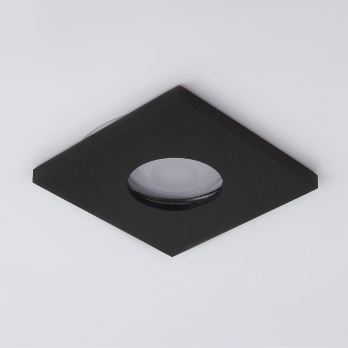 Встраиваемый точечный светильник 126 MR16 черный матовый Flicks - лучшие Встраиваемые споты в INMYROOM