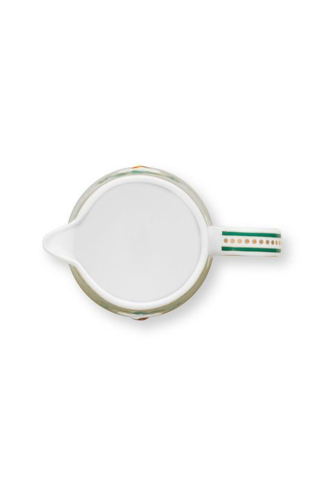 Молочник маленький Love Birds Medallion Emerald-Green зеленого цвета - лучшие Емкости для хранения в INMYROOM Молочник маленький Love Birds Medallion Emerald-Green зеленого цвета - лучшие Емкости для хранения в INMYROOM