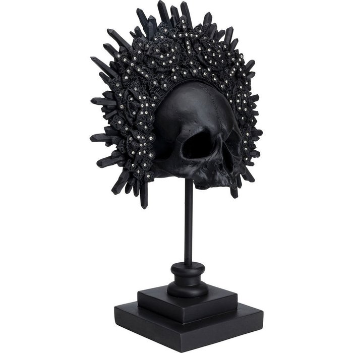 Предмет декоративный Skull черного цвета - купить Фигуры и статуэтки по цене 21750.0