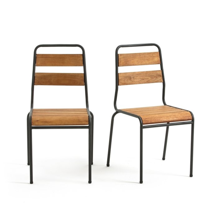 Комплект из двух садовых стульев Juragley коричневого цвета