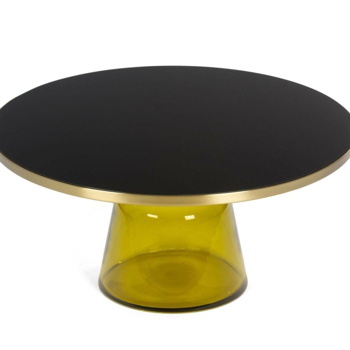 Кофейный стол Vaso Glass 1 диаметр 75 - лучшие Кофейные столики в INMYROOM Кофейный стол Vaso Glass 1 диаметр 75 - лучшие Кофейные столики в INMYROOM