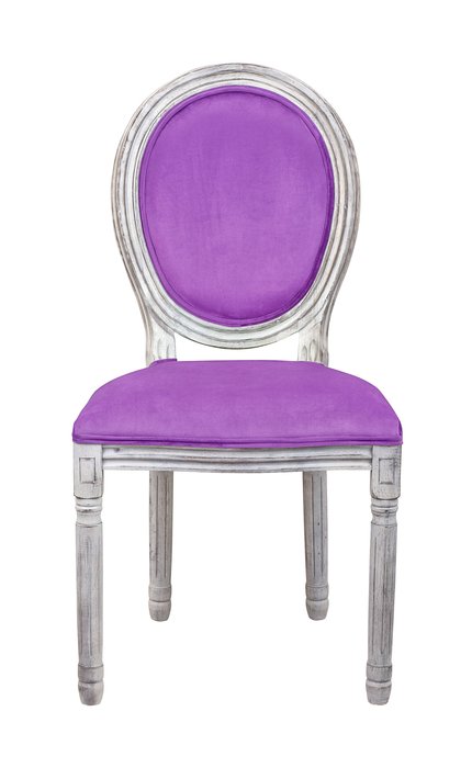 Интерьерный стул Volker purple пурпурного цвета - купить Обеденные стулья по цене 22500.0