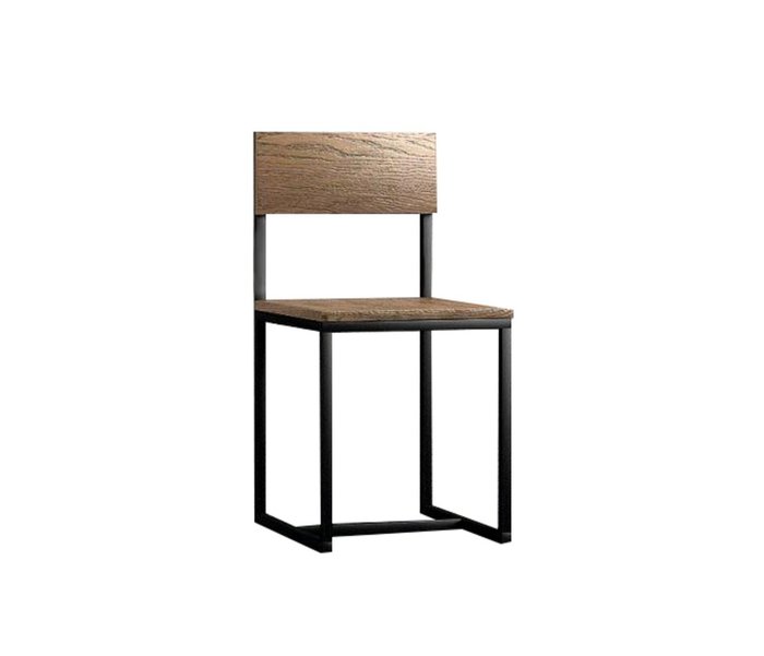 Стул Бруклин черно-коричневого цвета - купить Обеденные стулья по цене 7990.0