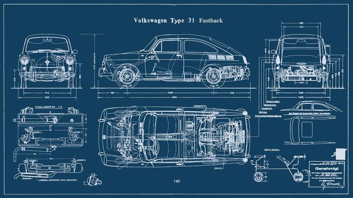 Картина "Volkswagen"