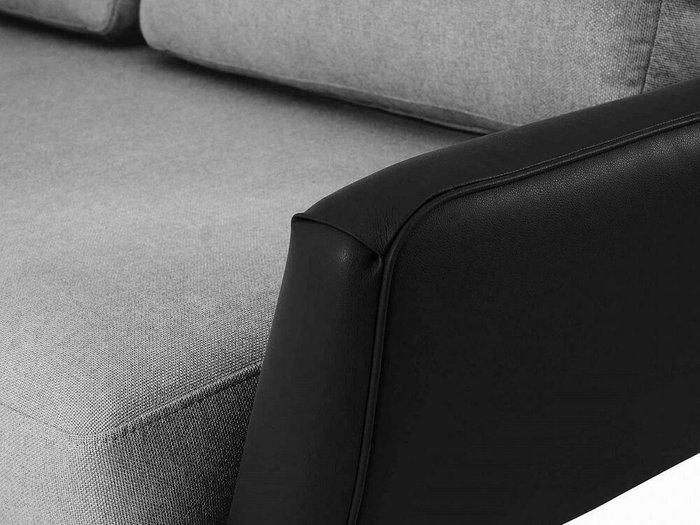 Угловой диван Ispani серого цвета - лучшие Угловые диваны в INMYROOM