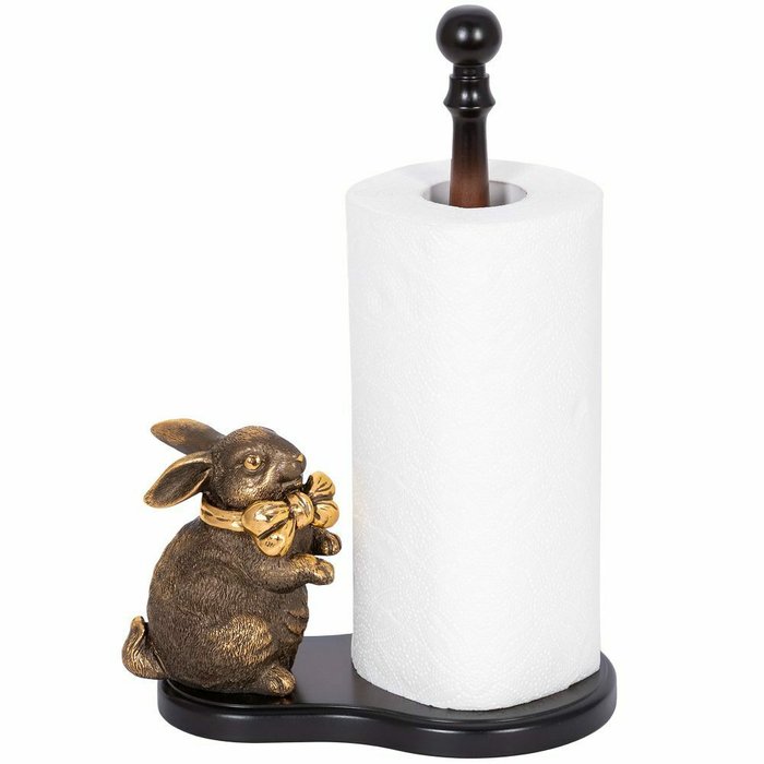 Держатель для полотенец Кролик Банни коричневого цвета - лучшие Аксессуары для кухни в INMYROOM
