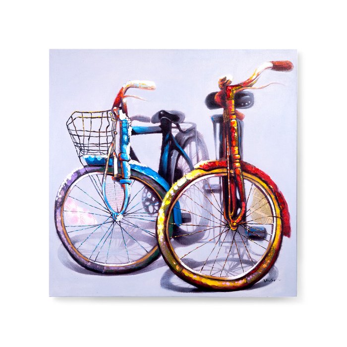 Картина Pair Bikes на холсте