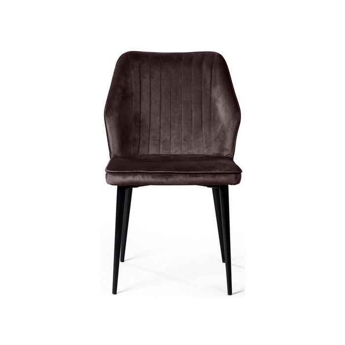 Комплект из четырех стульев Berg  цвета антрацит   - лучшие Обеденные стулья в INMYROOM