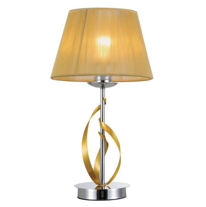 Настольная лампа OMNILUX с желтым абажуром