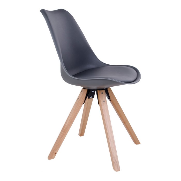 Обеденный стул Bergen серого цвета - лучшие Обеденные стулья в INMYROOM