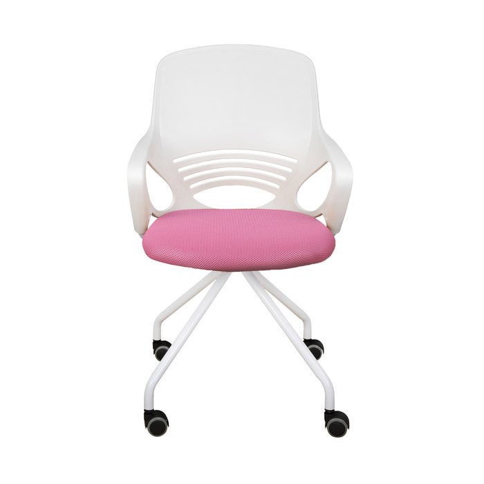 Кресло поворотное Indigo бело-розового цвета - купить Офисные кресла по цене 8670.0