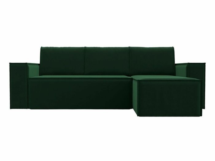 Угловой диван-кровать Куба зеленого цвета правый угол - купить Угловые диваны по цене 58999.0