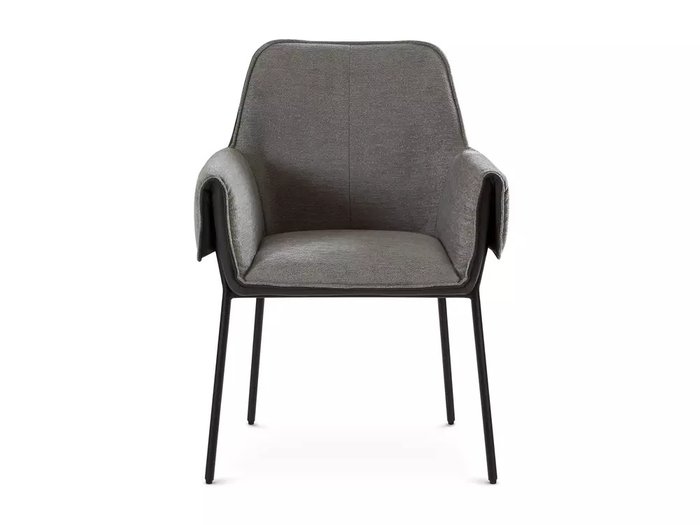 Стул Minotti серого цвета - купить Обеденные стулья по цене 14900.0