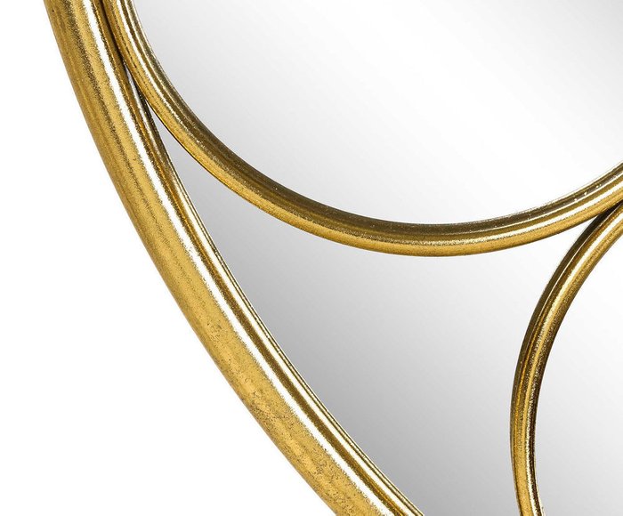 Зеркало настенное золотого цвета - купить Настенные зеркала по цене 33240.0