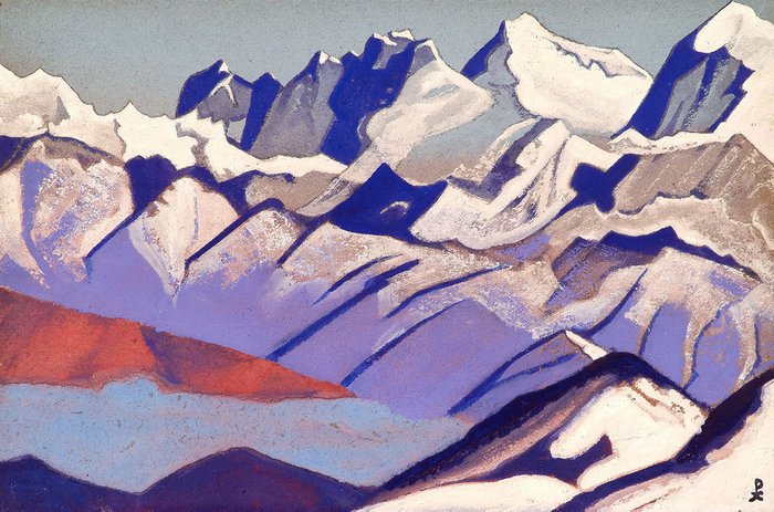Репродукция картины на холсте Эверест 1936 г.