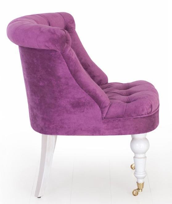 Кресло Мока Bouji Chair дизайн 11 фиолетового цвета - купить Интерьерные кресла по цене 21000.0