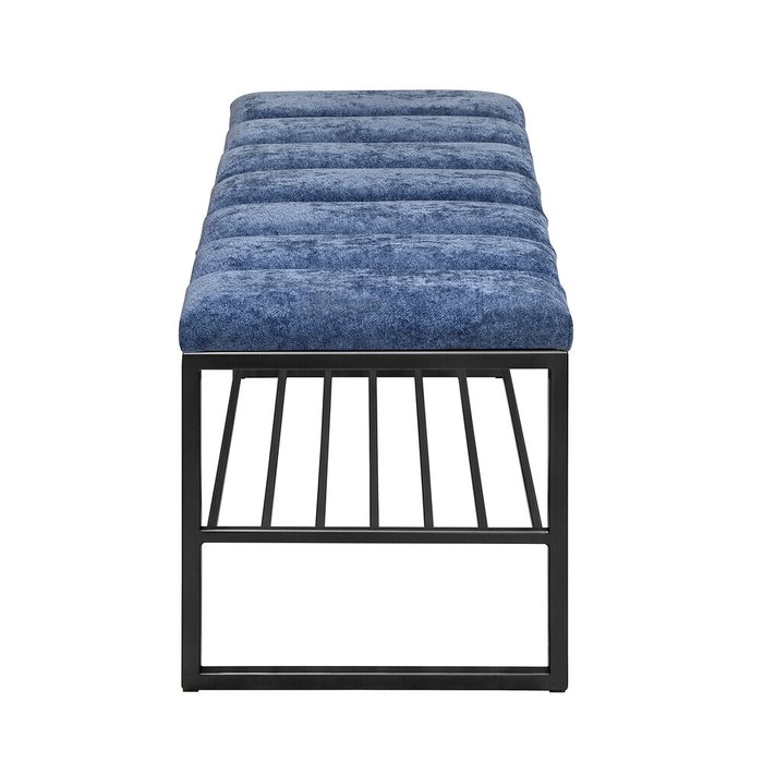 Банкетка Ruby сине-черного цвета - лучшие Банкетки в INMYROOM Банкетка Ruby сине-черного цвета - лучшие Банкетки в INMYROOM