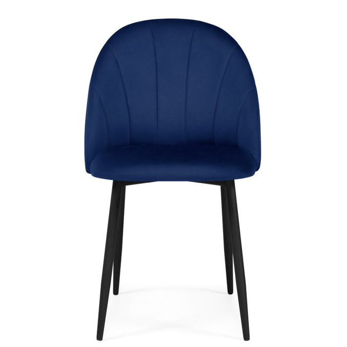 Стул Логан темно-синего цвета - купить Обеденные стулья по цене 6300.0
