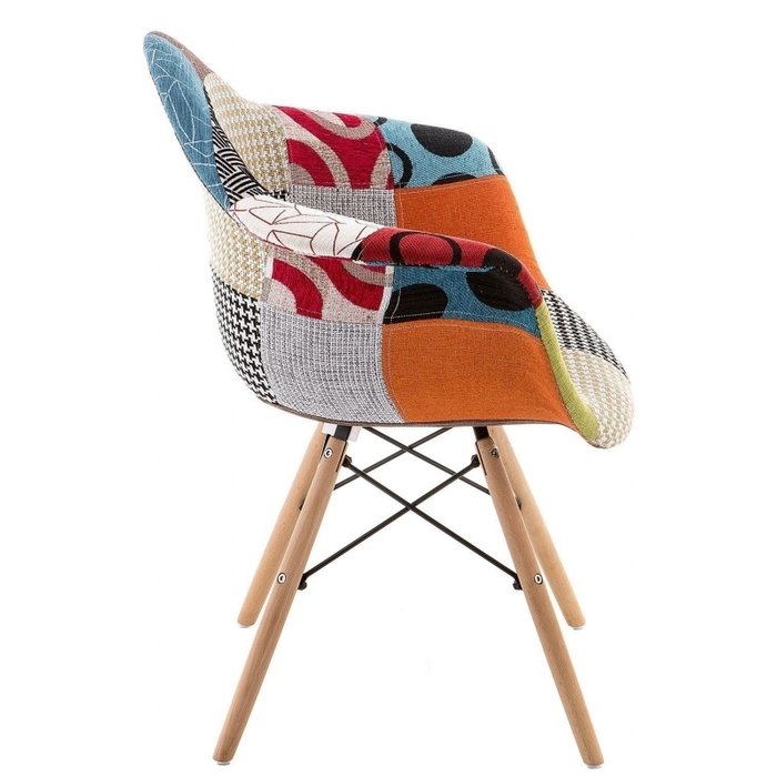 Кресло-стул Multicolor с деревянными ножками - купить Обеденные стулья по цене 7250.0
