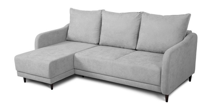 Угловой диван-кровать Бьёрг светло-серого цвета - купить Угловые диваны по цене 72570.0