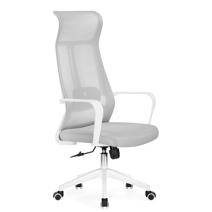 Офисное кресло Tilda серо-белого цвета