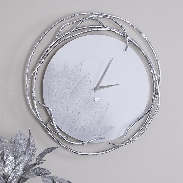 Часы настенные Арт Айс цвета античное серебро - лучшие Часы в INMYROOM