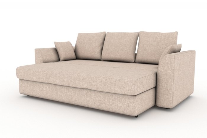 Прямой диван-кровать Belfest бежевого цвета - купить Прямые диваны по цене 15500.0