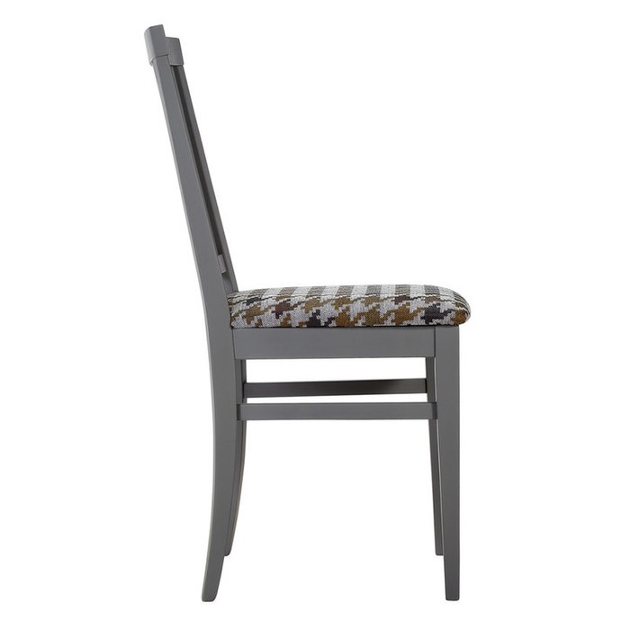 Стул Турин Графика серого цвета - лучшие Обеденные стулья в INMYROOM