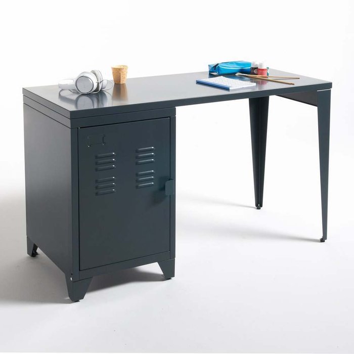 Письменный стол Hiba серого цвета