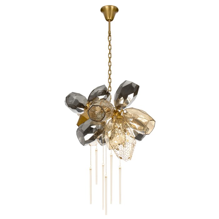 Подвесная люстра Britannica 10401/800S (стекло, цвет дымчатый)