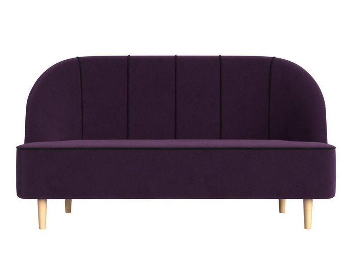 Диван Фелини фиолетового цвета - купить Прямые диваны по цене 30999.0
