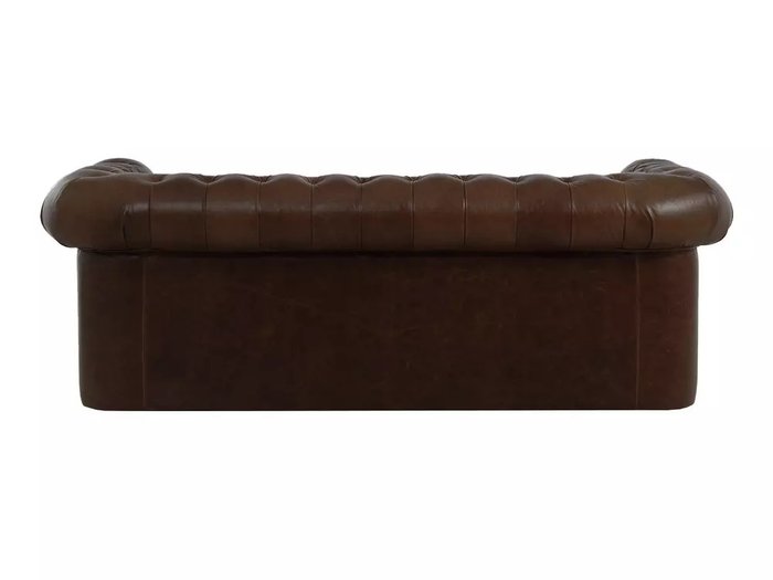Диван Chesterfield с обивкой из натуральной кожи - лучшие Прямые диваны в INMYROOM